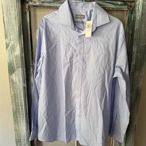 MICHAEL Michael Kors Blue Dress Shirt Tailored Fit